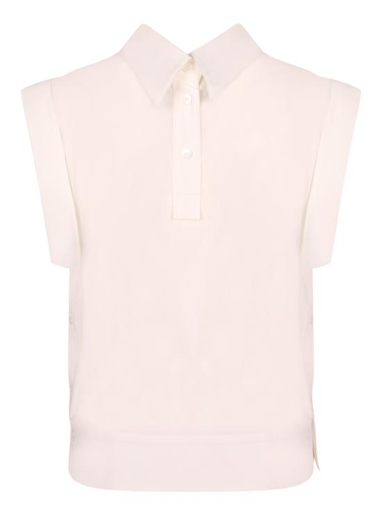 26SS 이세이 미야케 민소매 티셔츠 IM66FJ526 01 White - ISSEY MIYAKE