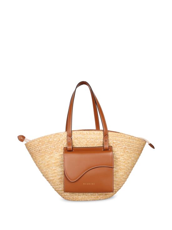 26SS 비아지니 토트백 9042 RAFFIA NATURALE Beige