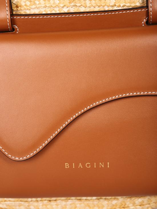 26SS 비아지니 토트백 9042 RAFFIA NATURALE Beige - BIAGINI