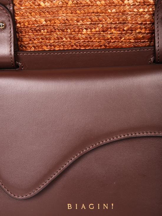 26SS 비아지니 토트백 9042 RAFFIA RAME Metallic - BIAGINI