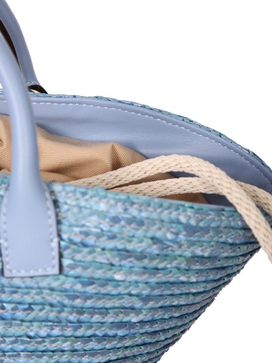 26SS 비아지니 토트백 9149 RAFFIA AZZURRO Blue - BIAGINI