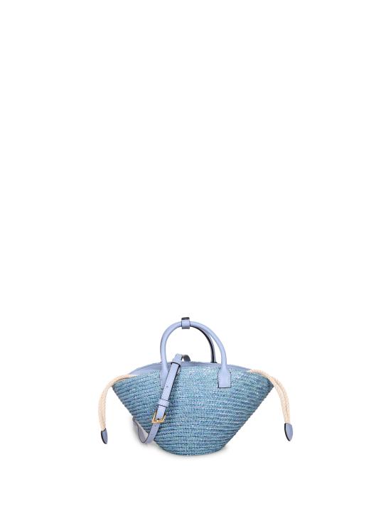 26SS 비아지니 토트백 9149 RAFFIA AZZURRO Blue