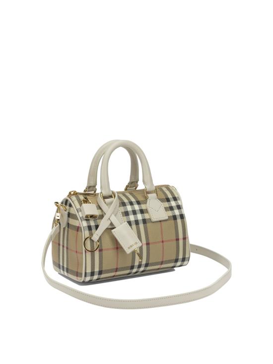 26SS 버버리 미니 체크 볼링 백 8125107 Beige - BURBERRY