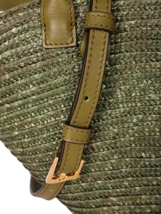 26SS 비아지니 토트백 9149 RAFFIA OLIVA Green - BIAGINI