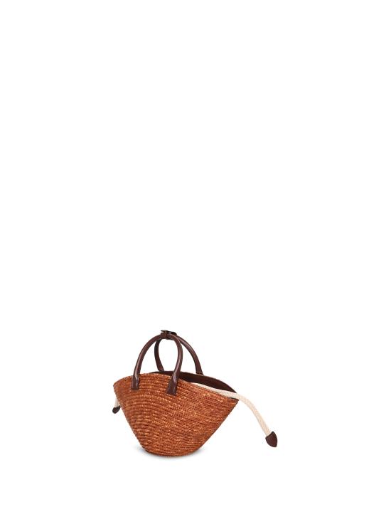 26SS 비아지니 토트백 9149 RAFFIA RAME Brown - BIAGINI