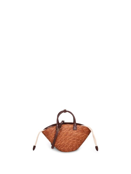 26SS 비아지니 토트백 9149 RAFFIA RAME Brown