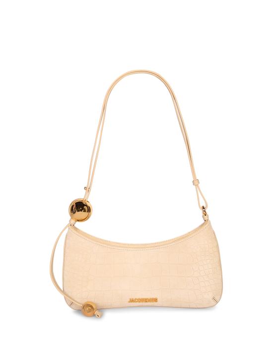 26SS 자크뮈스 르 비주 펄 베디드 숄더백 BAW00057 AC07A17 150 Beige