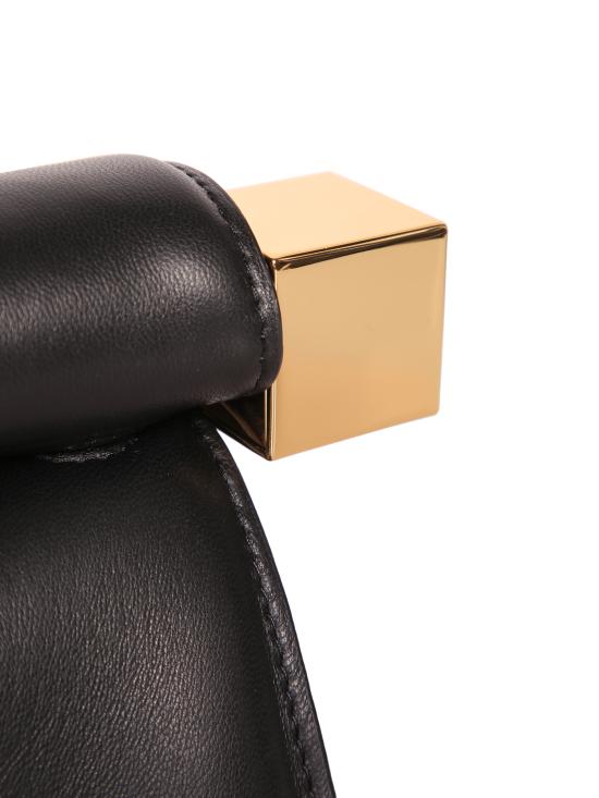 26SS 자크뮈스 론드 까레 클러치 BAW00356 AC27L14 990 Black - JACQUEMUS