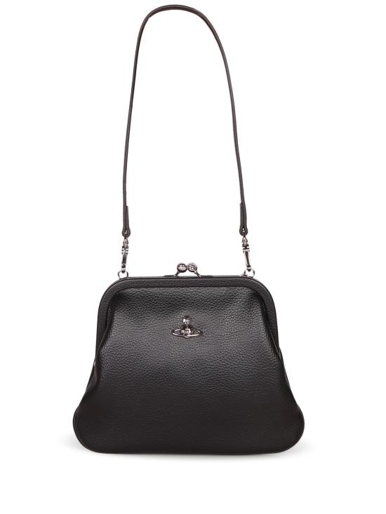 26SS 비비안웨스트우드 클라스프 클로저 비비안 숄더백 4B01001BW S000D N403 Black