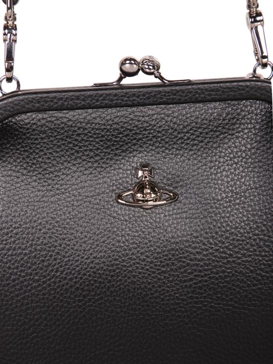 26SS 비비안웨스트우드 클라스프 클로저 비비안 숄더백 4B01001BW S000D N403 Black - VIVIENNE WESTWOOD