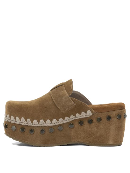 26SS 모우 뮬/슬리퍼 MU SW611001ACOG Brown - MOU