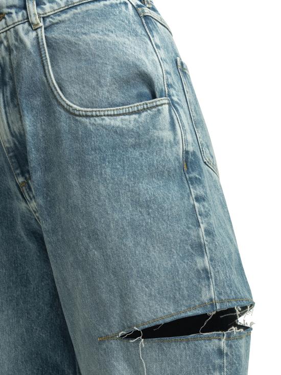 26SS 마르지엘라 코인 슬래쉬 디테일 진 S51LA0051S30513470 Light blue - MAISON MARGIELA