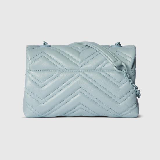 26SS 구찌 GG 마몽 미니 숄더백 856368AAFS14949 Light blue - GUCCI