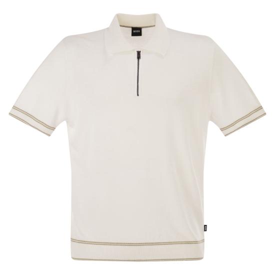 26SS 보스 폴로 티셔츠 50560474 WHITE