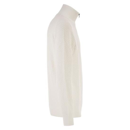  보스 집업 니트 50555118 WHITE - BOSS