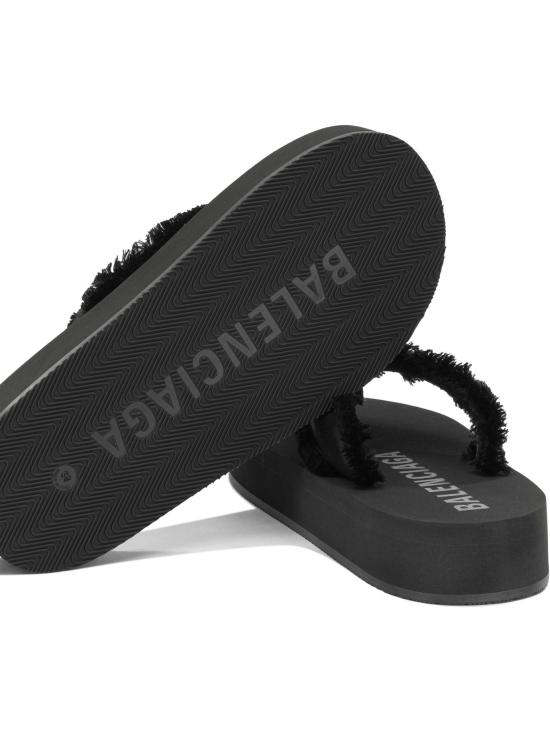 26SS 발렌시아가 샌들 870111W0WM01000 Black - BALENCIAGA