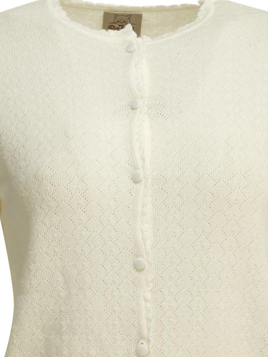 26SS 라키 가디건 CHEVRONPANNA White - RAKKI