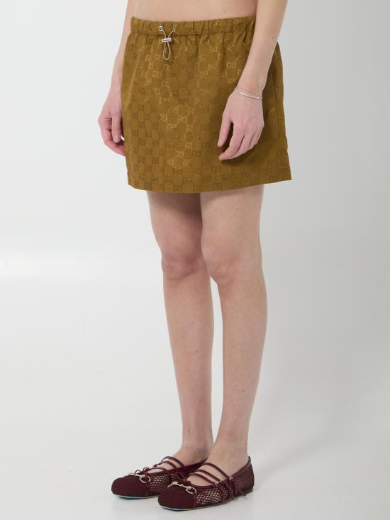 26SS 구찌 미디 스커트 856026 BROWN - GUCCI