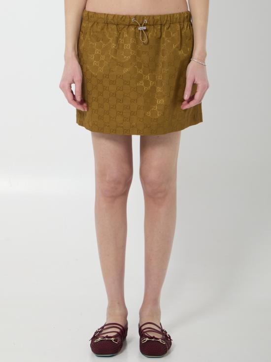 26SS 구찌 미디 스커트 856026 BROWN