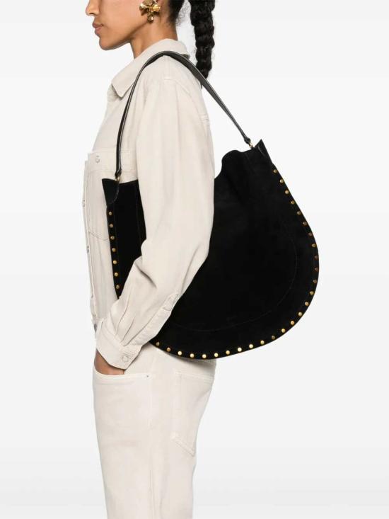 26SS 이자벨마랑 OSKAN 오스칸 문 숄더백 PP0200FAB2C03M 01BK - ISABEL MARANT