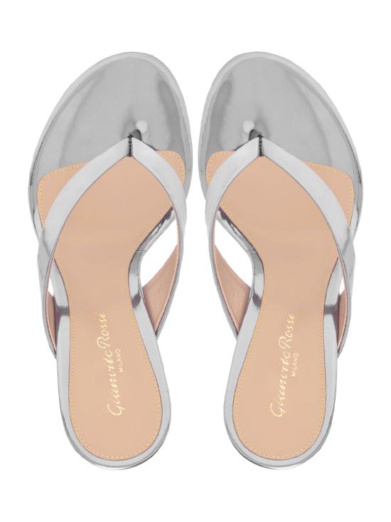 26SS 지안비토로시 뮬/슬리퍼 G1013870RICMET SILVER ARGE - GIANVITO ROSSI