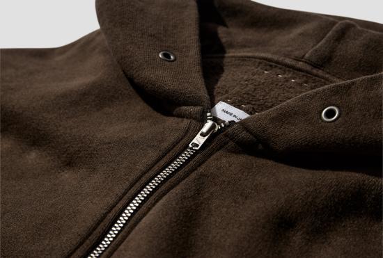 26SS 비즈빔 긴팔 티셔츠 점보 SB 후드티 F.Z. (N.D.) 0126105010012 브라운 - VISVIM