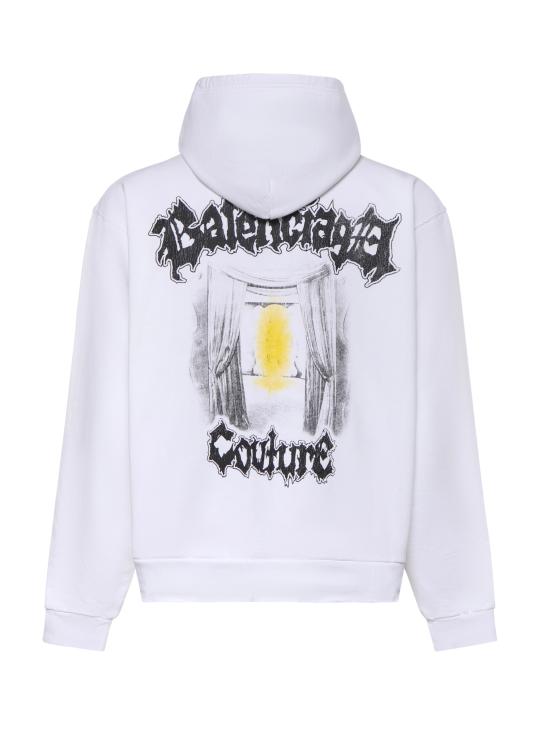 26SS 발렌시아가 후드 티셔츠 850338 TUVD99000 - BALENCIAGA
