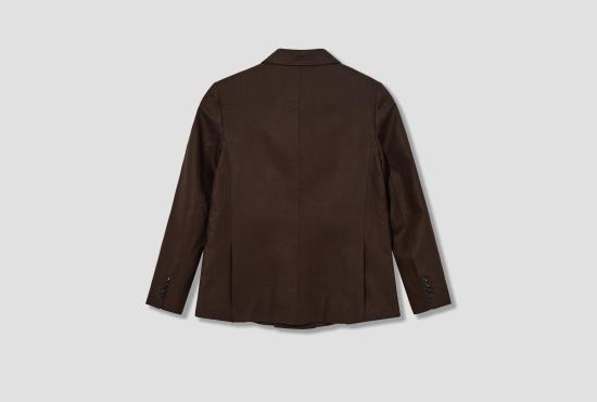 26SS 보디 자켓 경량 린넨 더블 브레스트 정장 재킷 MRC99SJ001 브라운 - BODE
