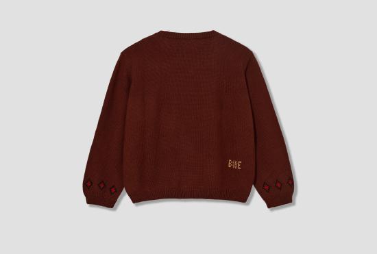 26SS 보디 스웨터 스코티 풀오버 MRS26KT016 브라운 - BODE