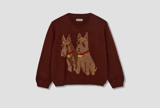 26SS 보디 스웨터 스코티 풀오버 MRS26KT016 브라운