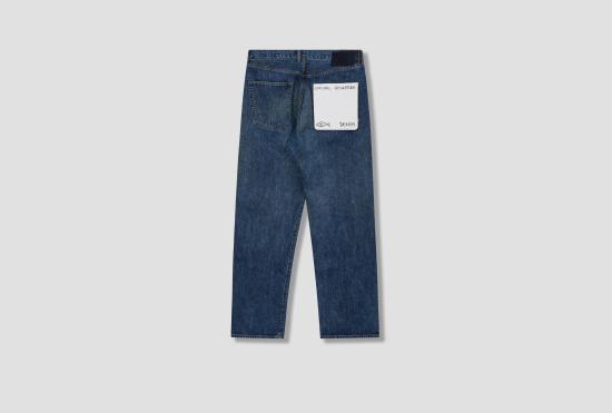 26SS 비즈빔 데님 팬츠 사회 조각 01 와이드 DMGD-46 0126105005009 - VISVIM