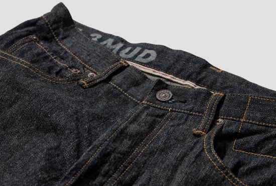 26SS 비즈빔 데님 팬츠 사회 조각 01 와이드 머드 OD 0126105005005 - VISVIM