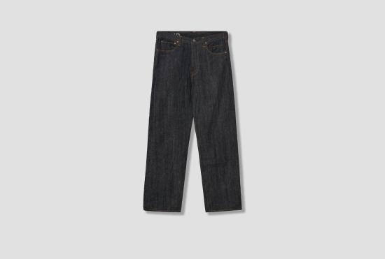 26SS 비즈빔 데님 팬츠 사회 조각 01 와이드 머드 OD 0126105005005