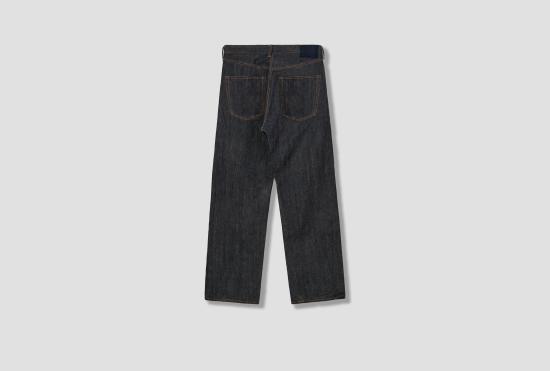 26SS 비즈빔 데님 팬츠 사회 조각 01 와이드 머드 OD 0126105005005 - VISVIM