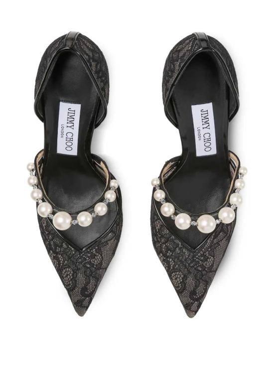 26SS 지미추 힐/펌프스 AURELIE85DRJ BLACKWHITE - JIMMY CHOO