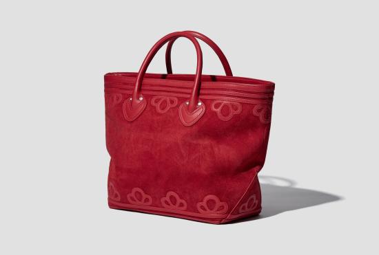 26SS 보디 숄더백 트레포일 토트백 MRS26AC020 레드 - BODE