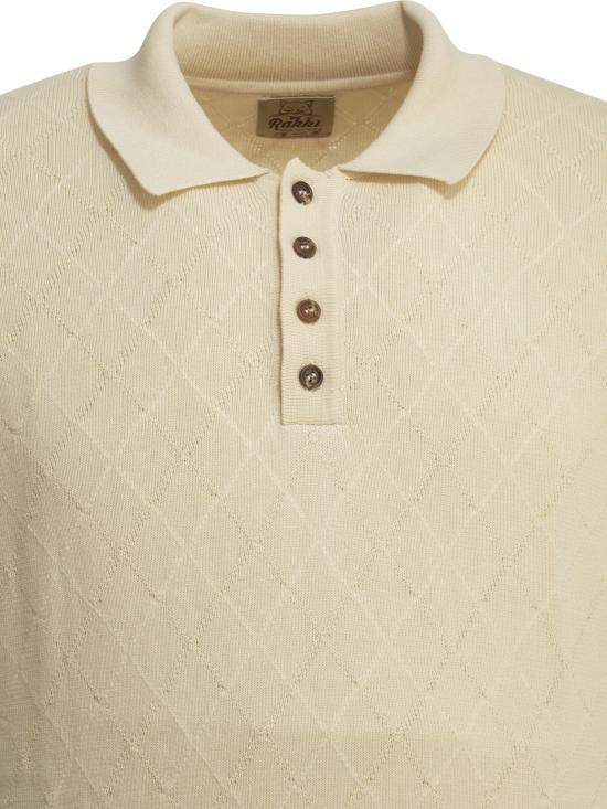 26SS 라키 폴로 티셔츠 PREPPYCALCE Beige - RAKKI