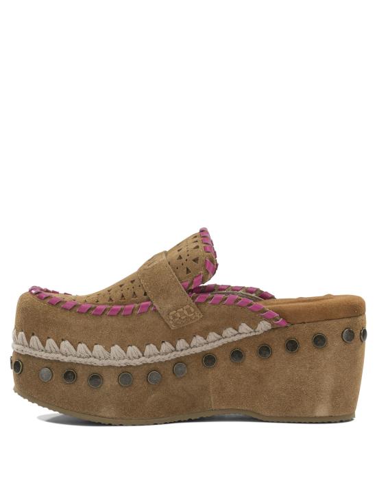 26SS 모우 뮬/슬리퍼 MU SW611004ACOG Brown - MOU