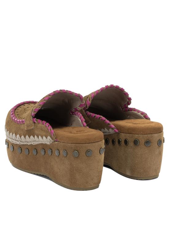 26SS 모우 뮬/슬리퍼 MU SW611004ACOG Brown - MOU