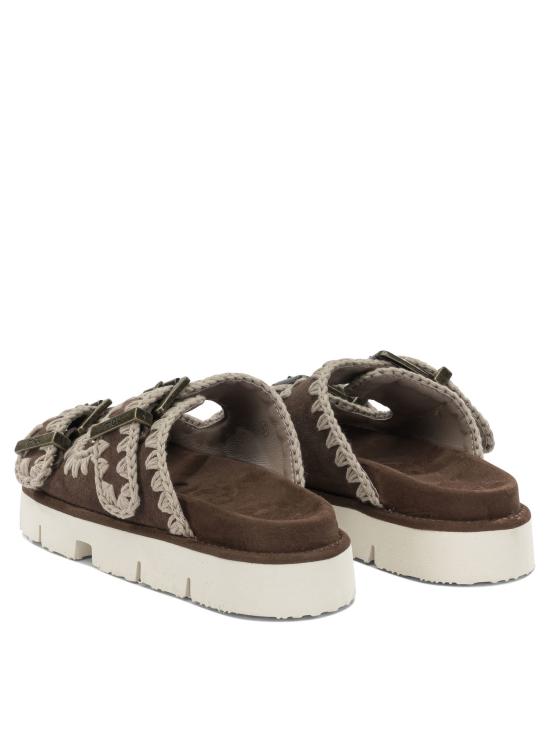 26SS 모우 뮬/슬리퍼 MU SW461005ARPB Brown - MOU