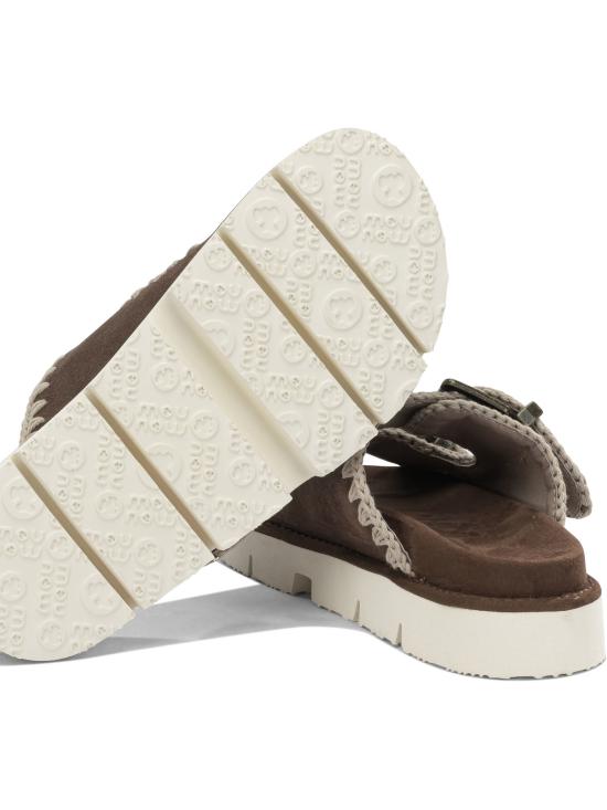 26SS 모우 뮬/슬리퍼 MU SW461005ARPB Brown - MOU