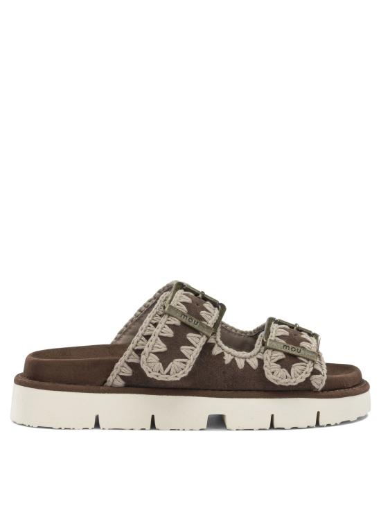 26SS 모우 뮬/슬리퍼 MU SW461005ARPB Brown