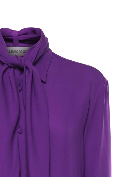 26SS 발렌시아가 블라우스 872329 TUN135210 PURPLE - BALENCIAGA