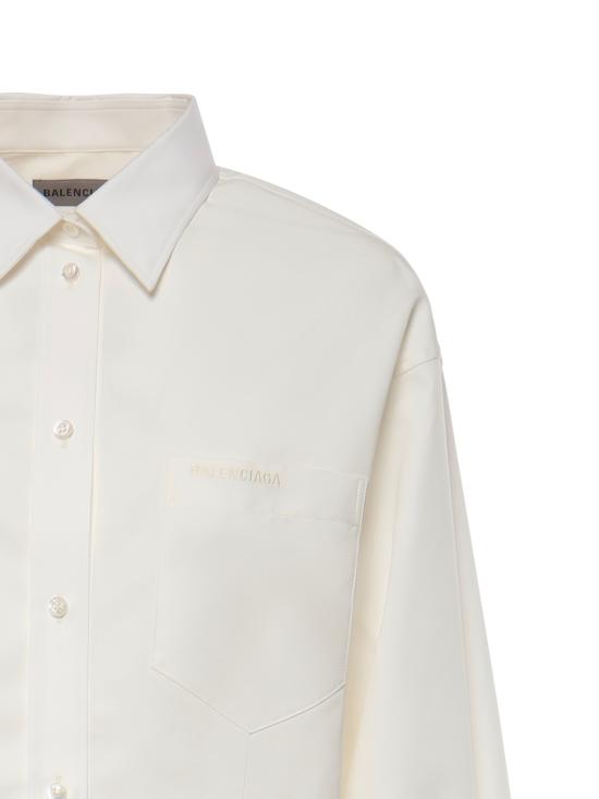26SS 발렌시아가 셔츠 872318 TUM189000 White - BALENCIAGA