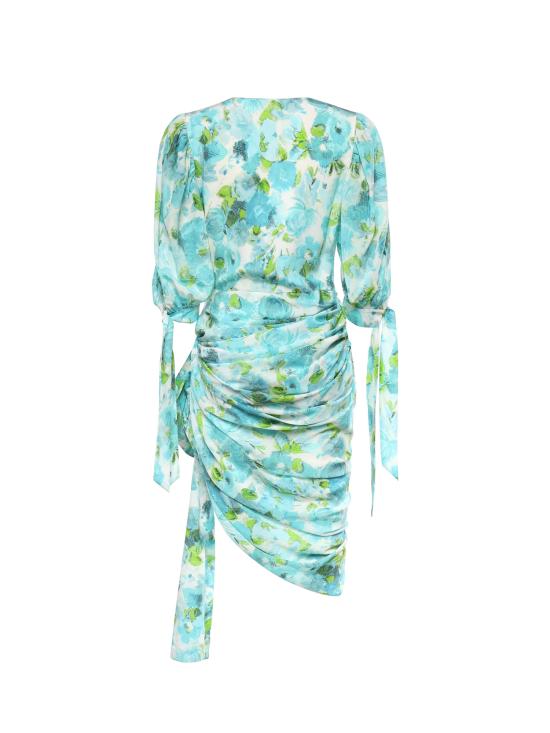 26SS 끌로에 미디 원피스 CH26URO52388 91J White blue - CHLOE