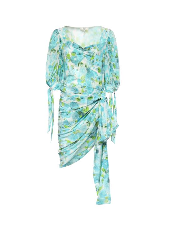 26SS 끌로에 미디 원피스 CH26URO52388 91J White blue