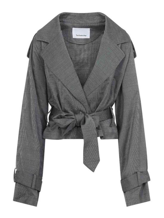 26SS 더프랭키샵 트렌치 코트 TRFS21531107 Grey