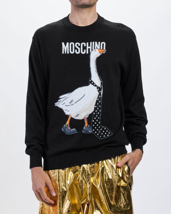 26SS 모스키노 스웨터 0928 0202 3555 NERO MULTI - MOSCHINO