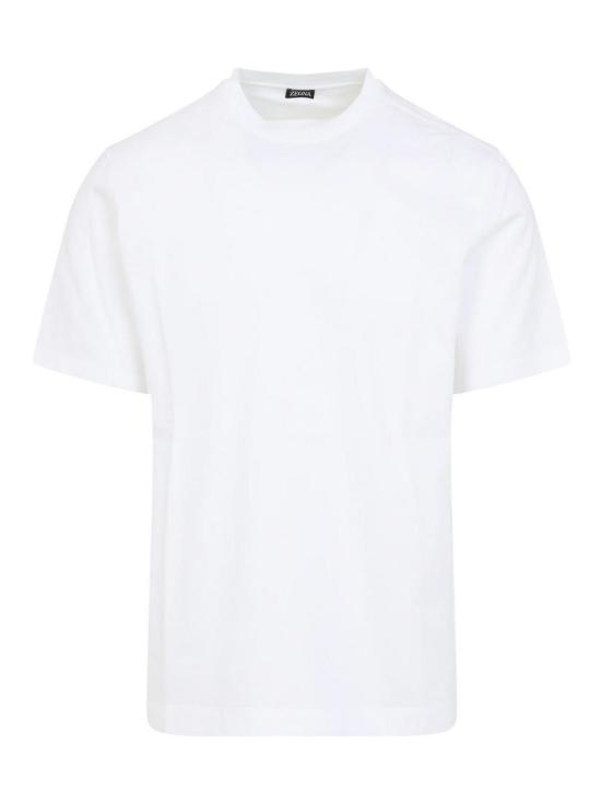 26SS 에르메네질도제냐 반팔 티셔츠 UH335A3H771N00 White