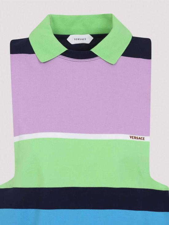 26SS 베르사체 폴로 티셔츠 10245081A178906PD40 Nude Neutrals - VERSACE